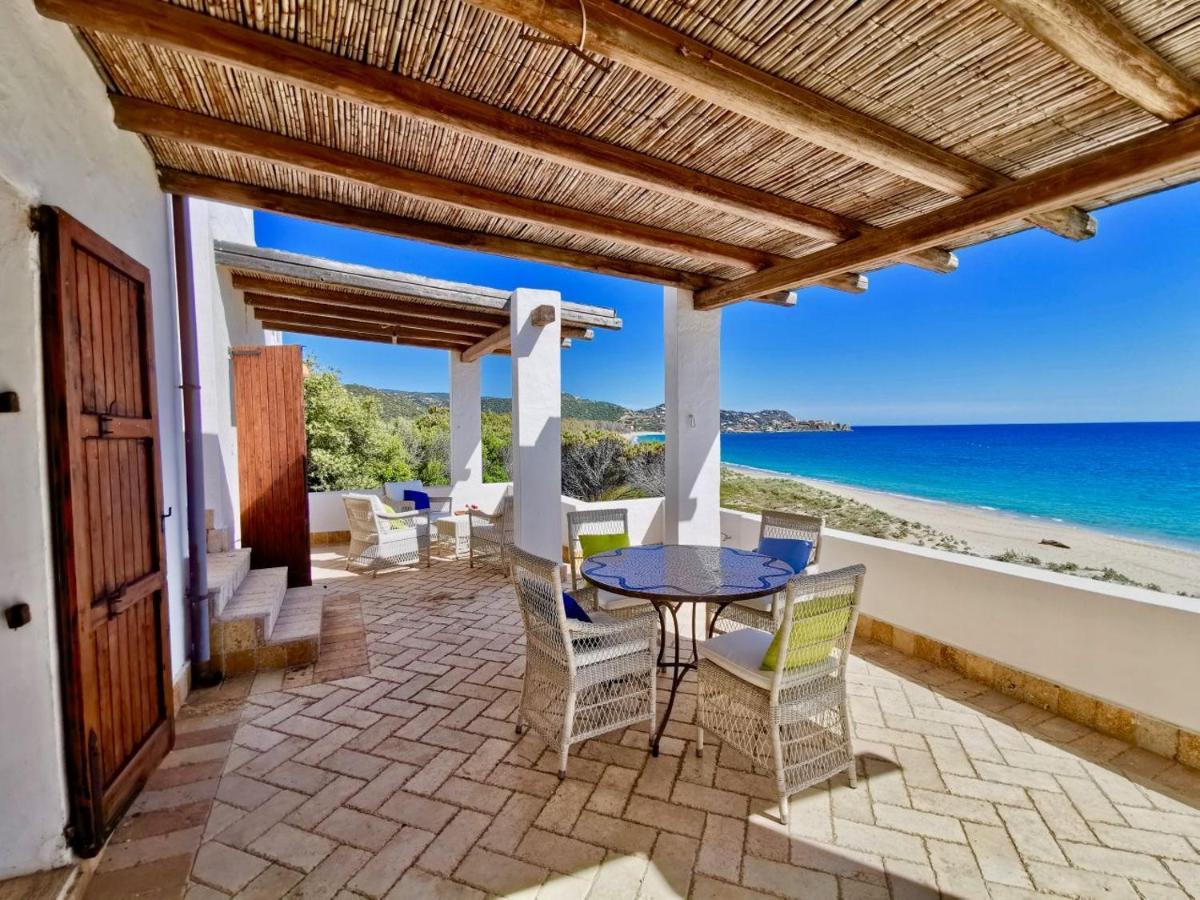 Beachfront House Geremeas Sardegna Apartment ภายนอก รูปภาพ
