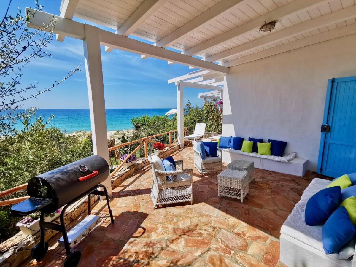 Beachfront House Geremeas Sardegna Apartment ภายนอก รูปภาพ