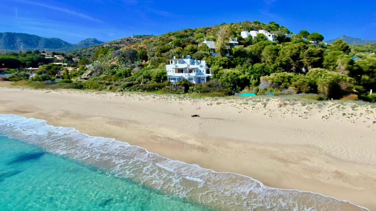 Beachfront House Geremeas Sardegna Apartment ภายนอก รูปภาพ